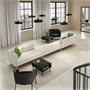 LILLEHEM, 6-местный модульный диван, Виссле/бежевое дерево 495.362.22