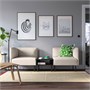 LILLEHEM, 2-местный модульный диван с приставным столиком, Vissle/бежевый металл 295.360.82
