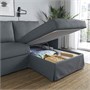 HYLTARP, Диван 3-местный с шезлонгом, правый, Грансель серый 495.149.65