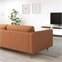 LANDSKRONA, 3-местный диван, Гранн/Бомстад золотисто-коричневый/металл 092.703.04