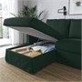 HYLTARP, Диван 3-местный с шезлонгом, левый, Таллмира темно-зеленый 595.150.21