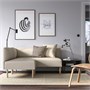 LILLEHEM, модульный угловой диван, 2-местный, Виссле бежевый/дерево 695.362.78