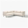 LILLEHEM, модульный угловой диван, 4 места, Виссле бежевый/металл 595.361.70