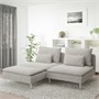 SÖDERHAMN, 2-местный диван с шезлонгом/Виарп бежевый/коричневый 993.057.52