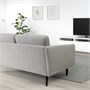 SMEDSTORP, 2-местный диван, Виарп бежевый/коричневый/черный 594.636.54