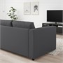 VIMLE, 2-местный диван, серого цвета Hallarp 493.990.03