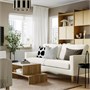 SALTSJÖBADEN, 3-местный диван, Гуннаред средний серый 395.999.55