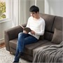 SLATORP, Диван 2-местный, Торнарп темно-серо-коричневый 706.252.21