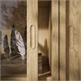 TONSTAD, комбинация для хранения с ящиками, дубовый шпон/стекло 296.124.05