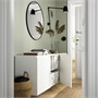 BESTÅ, комбинация настенных шкафов, белый/Вестервикен белый 895.972.37