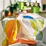 IKEA PS 2026, предварительно нарезанная ткань, белый/разноцветный крупный рисунок 106.175.06
