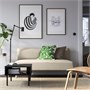 LILLEHEM, 2-местный модуль, Vissle/бежевое дерево 095.360.21