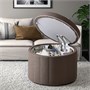 SIDSJÖ, пуф, с ящиком/Gransel серо-коричневый 805.727.74