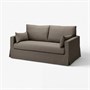 HYLTARP, чехол на 2-местный диван, Грансель серо-коричневый 605.473.99