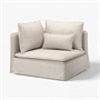 SÖDERHAMN, чехол для угловой секции, Gransel natural 806.302.60