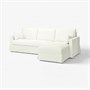 HYLTARP, Чехол на 3-местный диван с ДСП, правый, Халларп белый 805.473.36