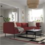 LILLEHEM, 4-местный модульный диван, Гуннаред/коричнево-красный металл 995.360.26