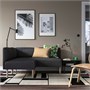 LILLEHEM, модульный угловой диван, 2-местный, Гуннаред темно-серый/дерево 695.363.01