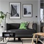 LILLEHEM, 2-местный модульный диван, Гуннаред/темно-серое дерево 794.712.62
