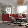 LILLEHEM, 4-местный модульный диван, Гуннаред/коричнево-красное дерево 795.360.32