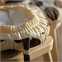 SANDLÖPARE, чехол на табурет, бежево-коричневый/рисунок жирафа 606.032.34