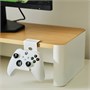 YXSTABY, подставка для игрового монитора, белая 706.200.06
