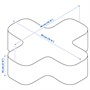 YXSTABY, игровая подушка для крестовины, зеленая 806.199.98