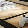 YXSTABY, подставка для игрового телевизора на колесиках, черная 006.199.97