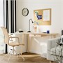 LISABO / STIGBYGEL, письменный стол и стул, ясеневый шпон бежевый/белый 896.176.69