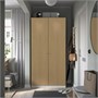 PAX / STORKLINTA, Комбинация гардероба, эффект белый/дуб 196.098.80