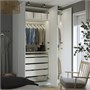 PAX / GULLABERG, комбинация гардероба, белый/белый 895.635.48