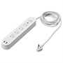 KOPPLA, Розетка 4-контактная с 2 портами USB, белая 305.744.45