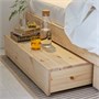 GLAMBERGET, 2 ящика для хранения кроватей и 2 подноса, сосна 406.404.59